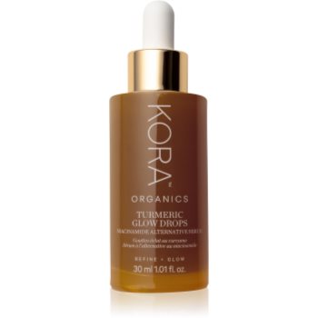 KORA Organics Turmeric Glow Drops ser cu efect iluminator cu niacinamidă - imagine 2
